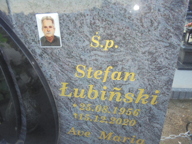 Stefan Łubiński 1956 Elbląg - Grobonet - Wyszukiwarka osób pochowanych