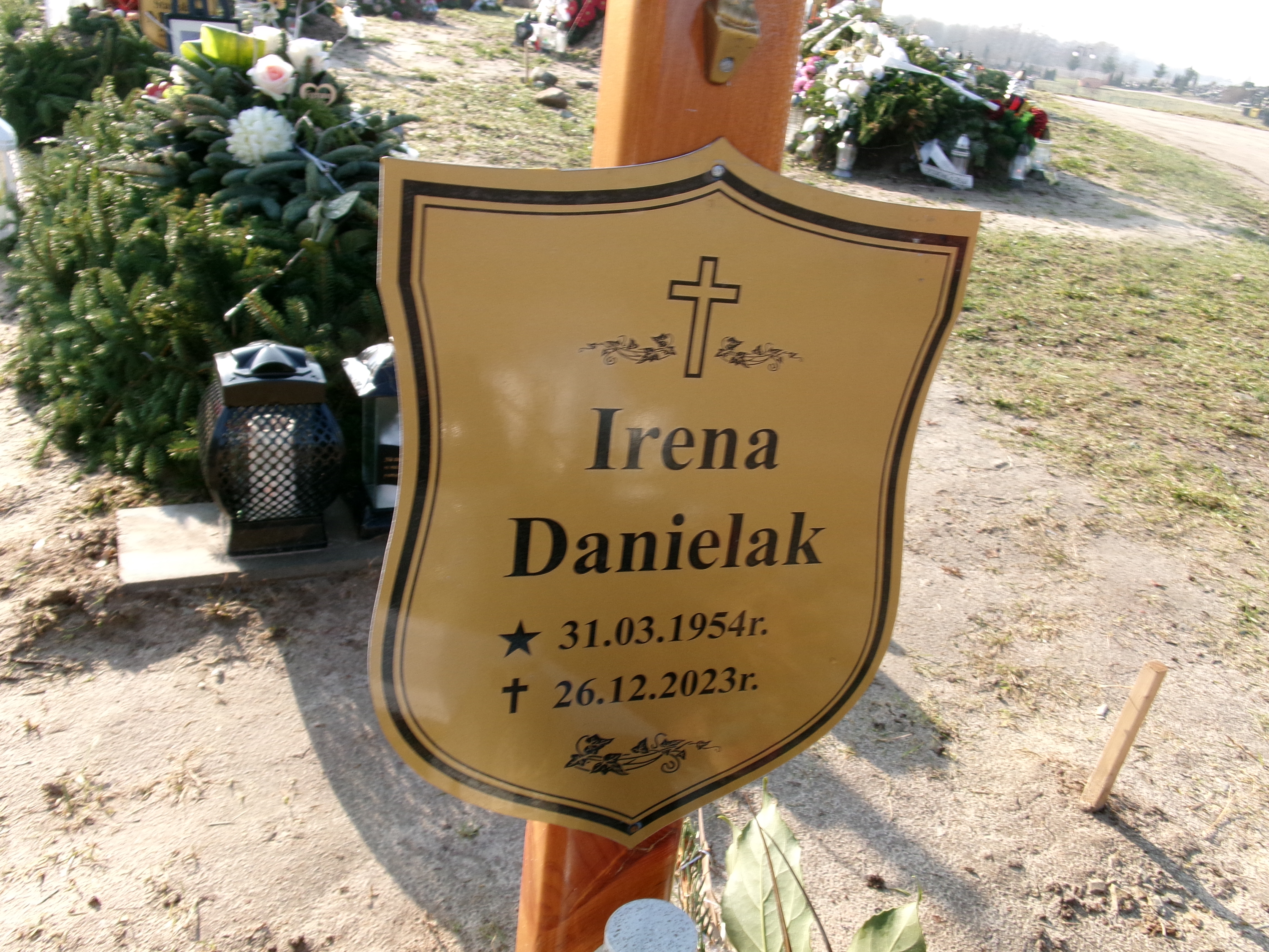 Irena Danielak 1954 Elbląg - Grobonet - Wyszukiwarka osób pochowanych