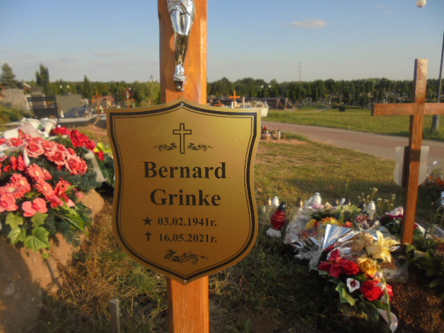 Bernard Grinke 1941 Elbląg - Grobonet - Wyszukiwarka osób pochowanych
