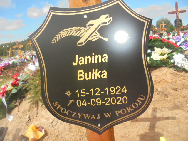 Janina Bułka 1924 Elbląg - Grobonet - Wyszukiwarka osób pochowanych