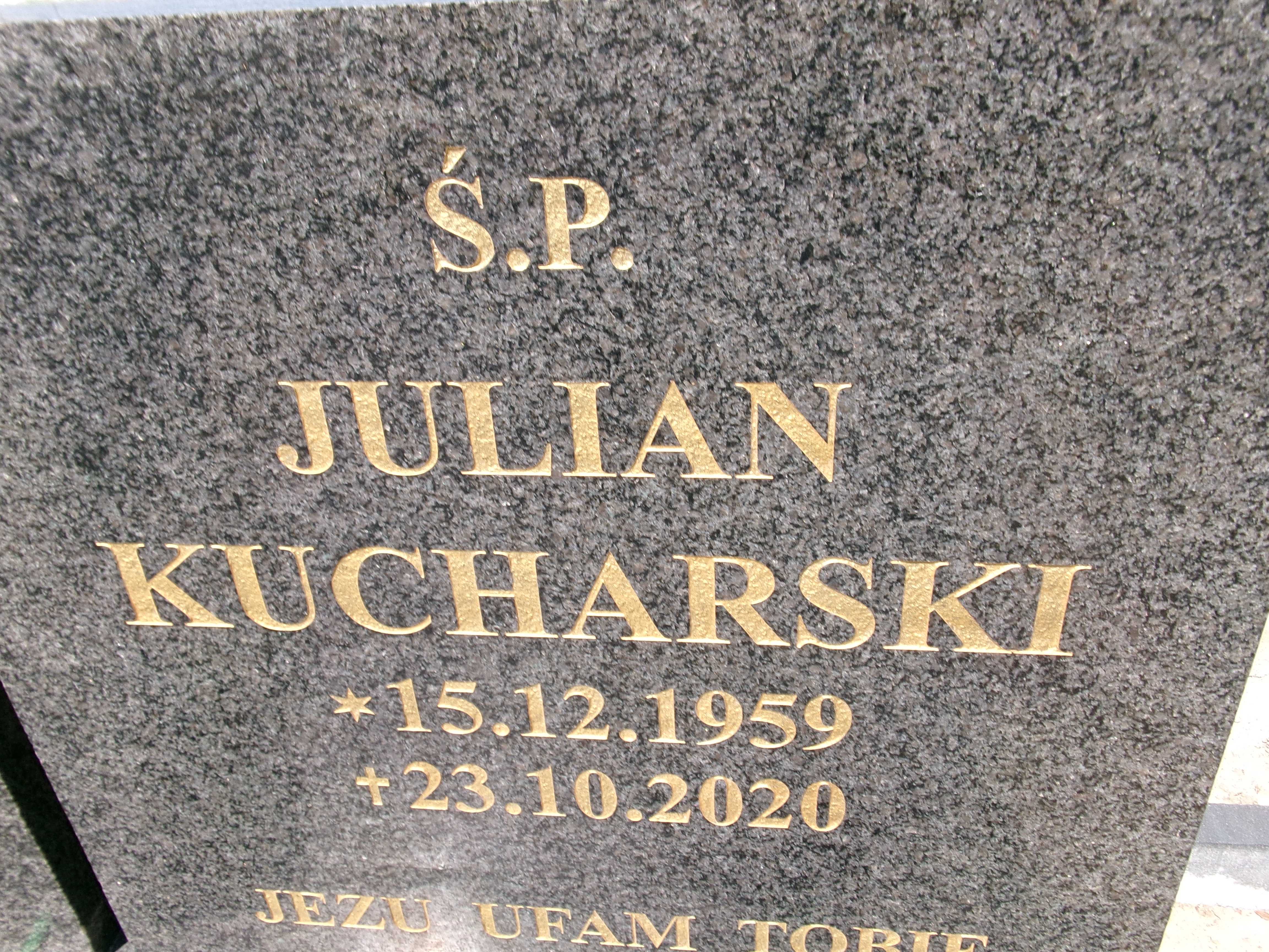 Julian Kucharski 1959 Elbląg - Grobonet - Wyszukiwarka osób pochowanych