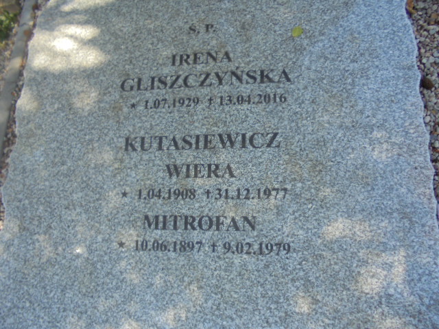 Wiera Kutasiewicz 1908 Elbląg - Grobonet - Wyszukiwarka osób pochowanych