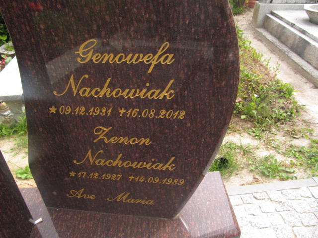 Genowefa Nachowiak 1931 Elbląg - Grobonet - Wyszukiwarka osób pochowanych