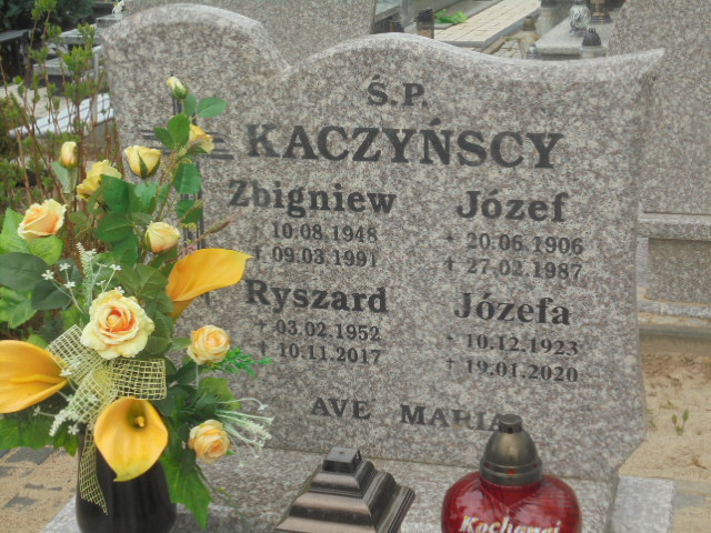 Zbigniew Kaczyński 1948 Elbląg - Grobonet - Wyszukiwarka osób pochowanych