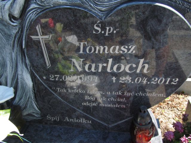 Tomasz Narloch 1994 Elbląg - Grobonet - Wyszukiwarka osób pochowanych