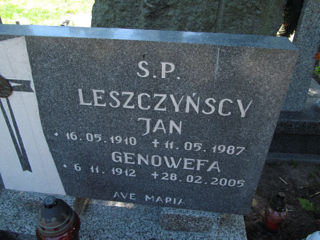 Jan Leszczyński 1910 Elbląg - Grobonet - Wyszukiwarka osób pochowanych