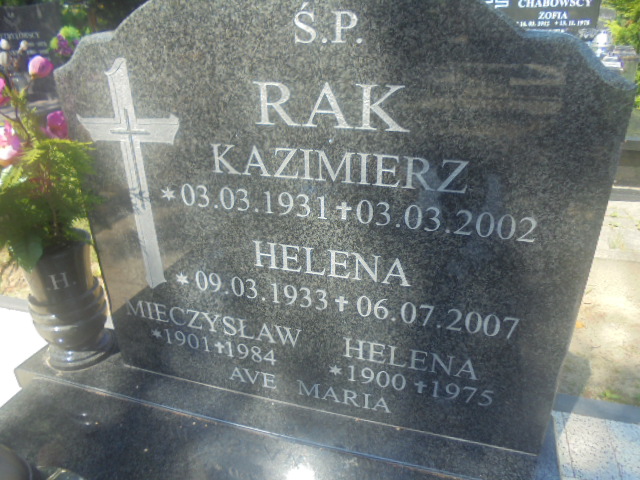 Mieczysław Rak 1901 Elbląg - Grobonet - Wyszukiwarka osób pochowanych