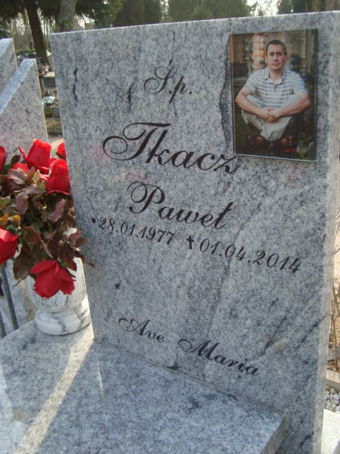 Paweł   Zbigniew Tkacz 1977 Elbląg - Grobonet - Wyszukiwarka osób pochowanych