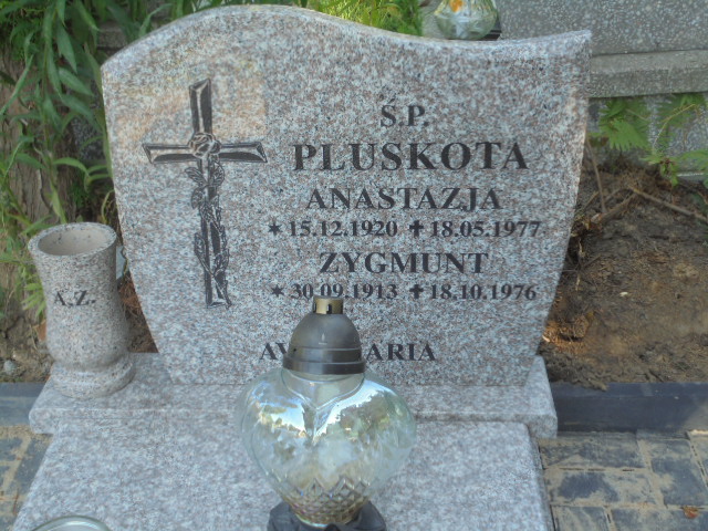 Anastazja Pluskota 1920 Elbląg - Grobonet - Wyszukiwarka osób pochowanych