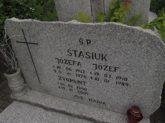 Józef Stasiuk 1910 Elbląg - Grobonet - Wyszukiwarka osób pochowanych