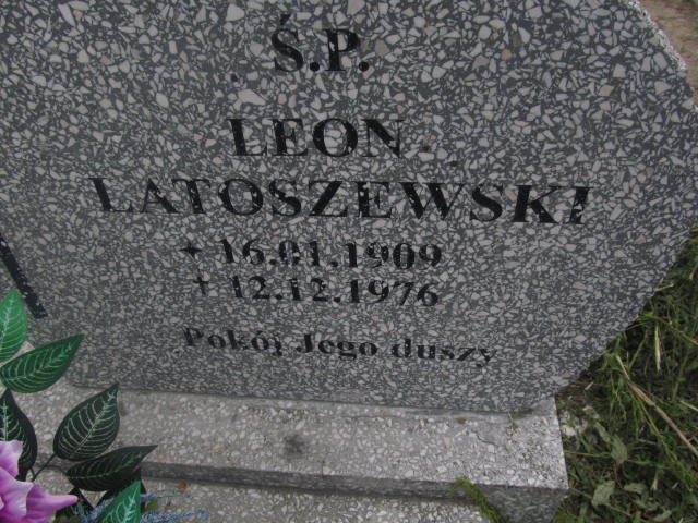 Leon Latoszewski 1909 Elbląg - Grobonet - Wyszukiwarka osób pochowanych