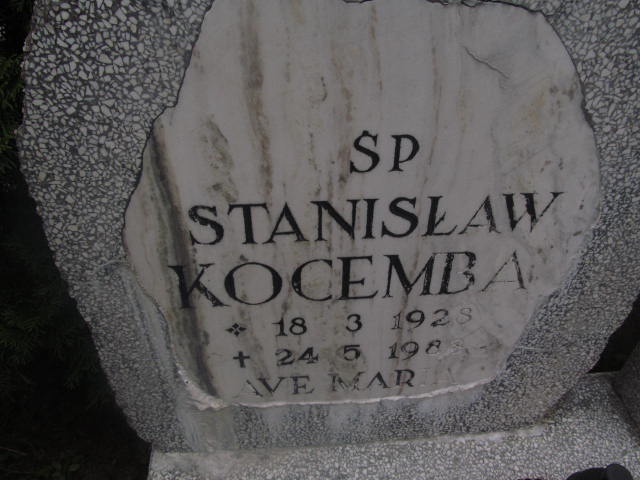 Stanisław Kocemba 1928 Elbląg - Grobonet - Wyszukiwarka osób pochowanych