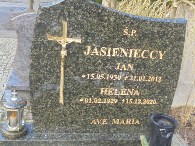 Helena Jasieniecka 1929 Elbląg - Grobonet - Wyszukiwarka osób pochowanych