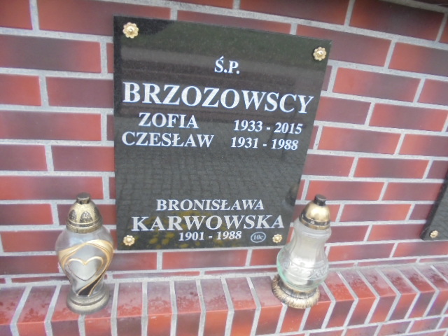 Czesław Brzozowski 1931 Elbląg - Grobonet - Wyszukiwarka osób pochowanych