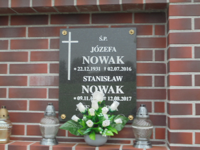 Józefa  Krystyna Nowak 1931 Elbląg - Grobonet - Wyszukiwarka osób pochowanych