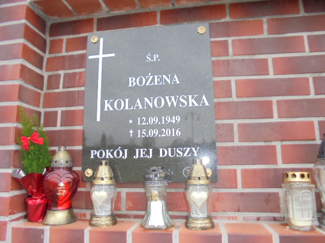 Grób Bożena   Maria Kolanowska