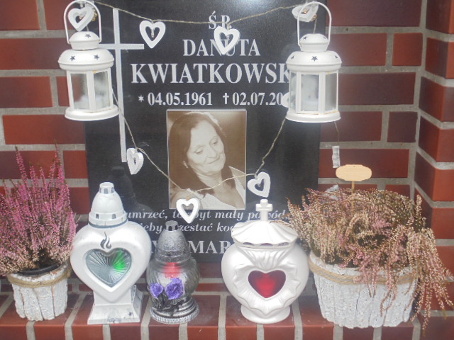 Danuta Kwiatkowska 1961 Elbląg - Grobonet - Wyszukiwarka osób pochowanych