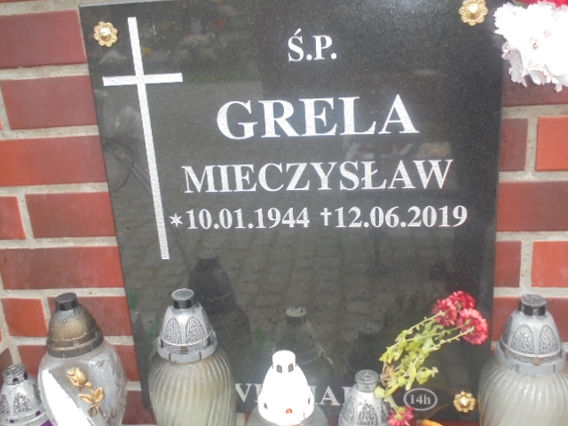 Mieczysław Grela 1944 Elbląg - Grobonet - Wyszukiwarka osób pochowanych