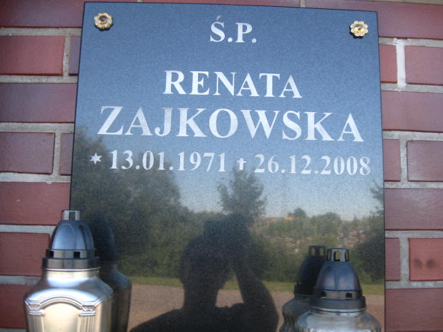 Renata Teresa Zajkowska 1971 Elbląg - Grobonet - Wyszukiwarka osób pochowanych