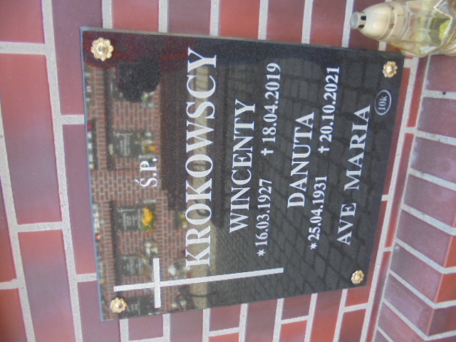 Grób Wincenty Krokowski