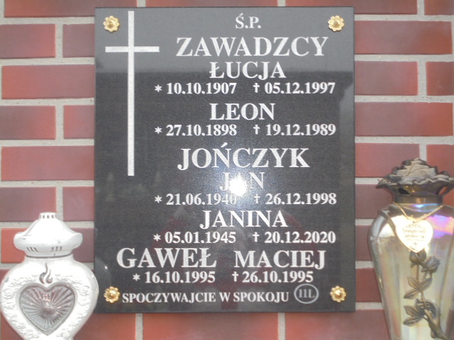 Jan Jończyk 1940 Elbląg - Grobonet - Wyszukiwarka osób pochowanych