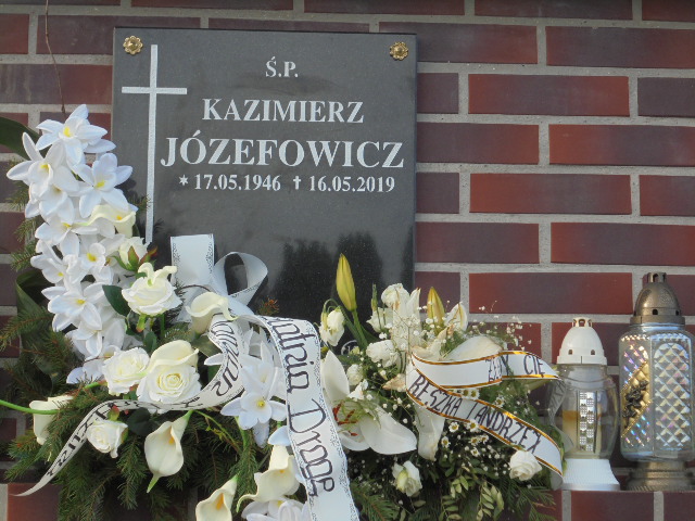 Kazimierz Józefowicz  1946 Elbląg - Grobonet - Wyszukiwarka osób pochowanych