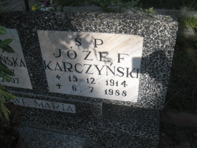 Józef Karczyński 1914 Elbląg - Grobonet - Wyszukiwarka osób pochowanych