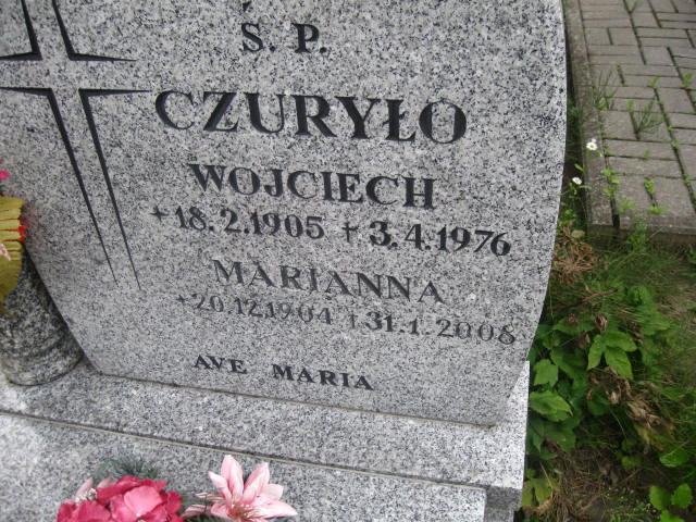 Wojciech Czuryło 1905 Elbląg - Grobonet - Wyszukiwarka osób pochowanych