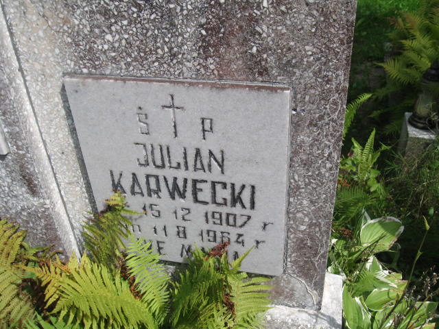 Julian Karwecki 1907 Elbląg - Grobonet - Wyszukiwarka osób pochowanych