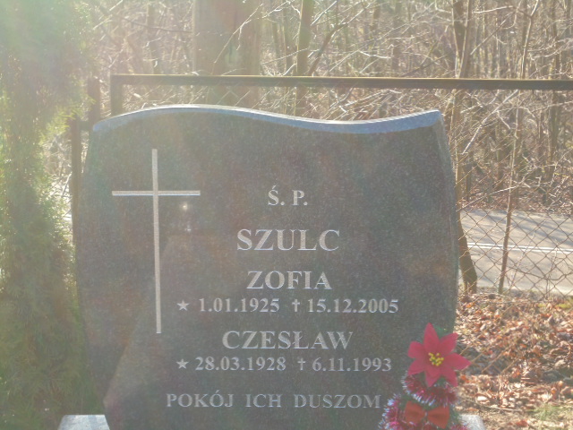 Zofia Szulc 1925 Elbląg - Grobonet - Wyszukiwarka osób pochowanych