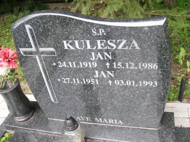 Jan Kulesza 1919 Elbląg - Grobonet - Wyszukiwarka osób pochowanych