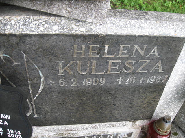 Helena Kulesza 1909 Elbląg - Grobonet - Wyszukiwarka osób pochowanych