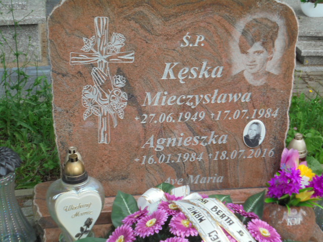 Agnieszka Kęska  1984 Elbląg - Grobonet - Wyszukiwarka osób pochowanych
