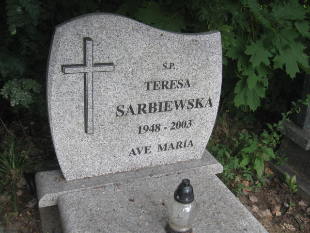 Teresa Sarbiewska 1948 Elbląg - Grobonet - Wyszukiwarka osób pochowanych