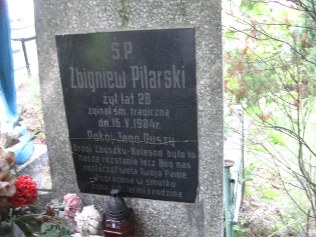 Zbigniew Pilarski 1956 Elbląg - Grobonet - Wyszukiwarka osób pochowanych