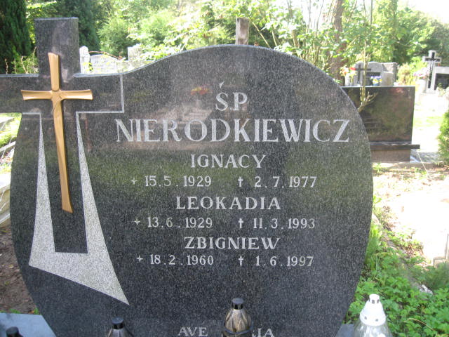 Ignacy Nierodkiewicz 1929 Elbląg - Grobonet - Wyszukiwarka osób pochowanych
