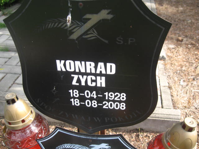 Konrad Zych 1928 Elbląg - Grobonet - Wyszukiwarka osób pochowanych