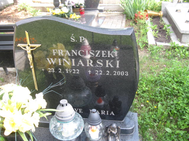 Wiktoria Winiarska 1927 Elbląg - Grobonet - Wyszukiwarka osób pochowanych