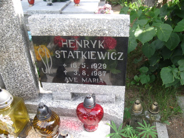 Henryk Statkiewicz 1929 Elbląg - Grobonet - Wyszukiwarka osób pochowanych