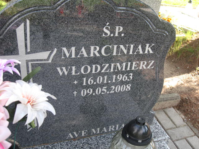 Włodzimierz Marciniak 1963 Elbląg - Grobonet - Wyszukiwarka osób pochowanych