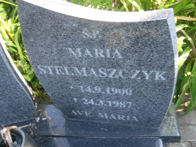 Maria Stelmaszczyk 1900 Elbląg - Grobonet - Wyszukiwarka osób pochowanych