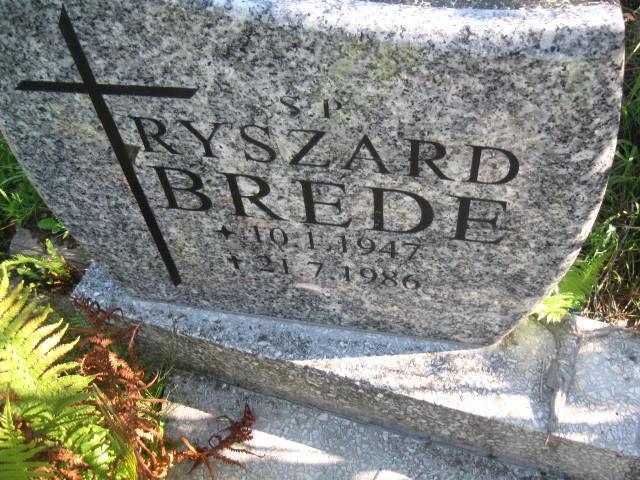 Ryszard Brede 1947 Elbląg - Grobonet - Wyszukiwarka osób pochowanych
