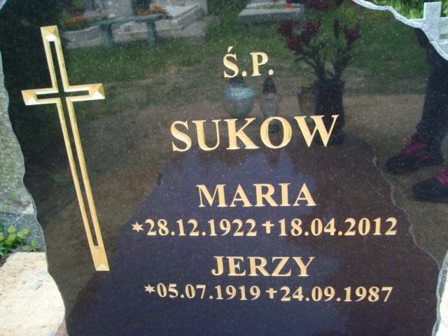 Maria Sukow 1922 Elbląg - Grobonet - Wyszukiwarka osób pochowanych