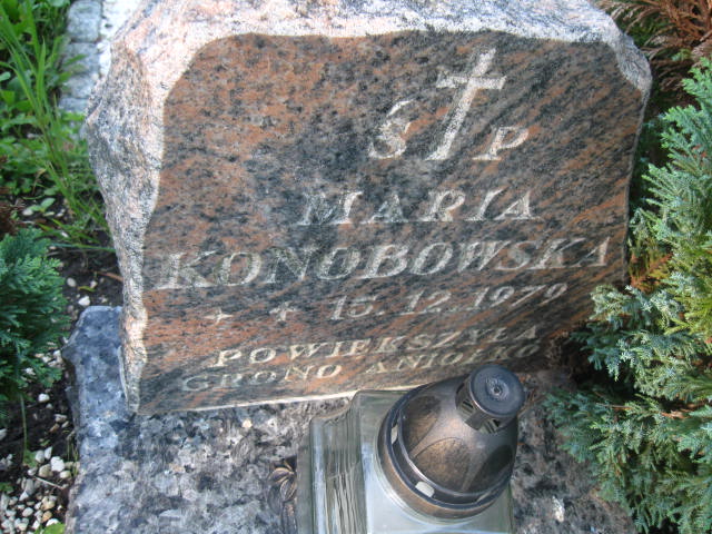 Maria Konobowska 1979 Elbląg - Grobonet - Wyszukiwarka osób pochowanych