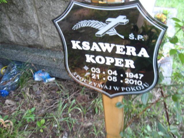 Ksawera Koper 1947 Elbląg - Grobonet - Wyszukiwarka osób pochowanych