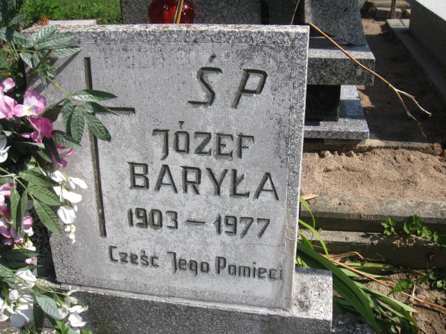Józef Baryła 1903 Elbląg - Grobonet - Wyszukiwarka osób pochowanych