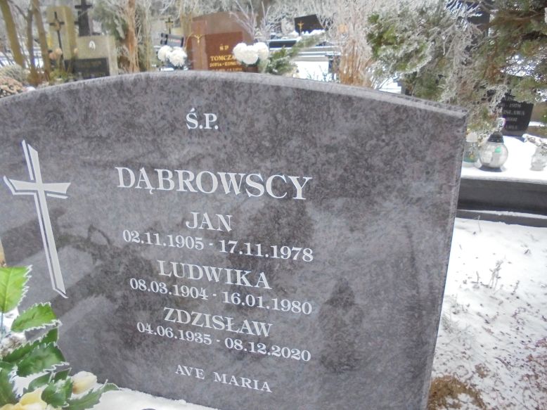 Ludwika Dąbrowska 1904 Elbląg - Grobonet - Wyszukiwarka osób pochowanych