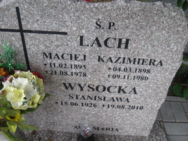 Maciej Lach 1893 Elbląg - Grobonet - Wyszukiwarka osób pochowanych