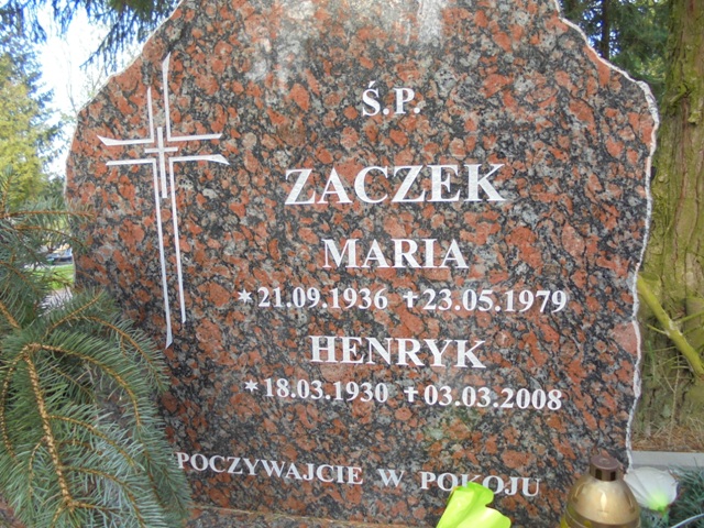 Grób Henryk Władysław Zaczek