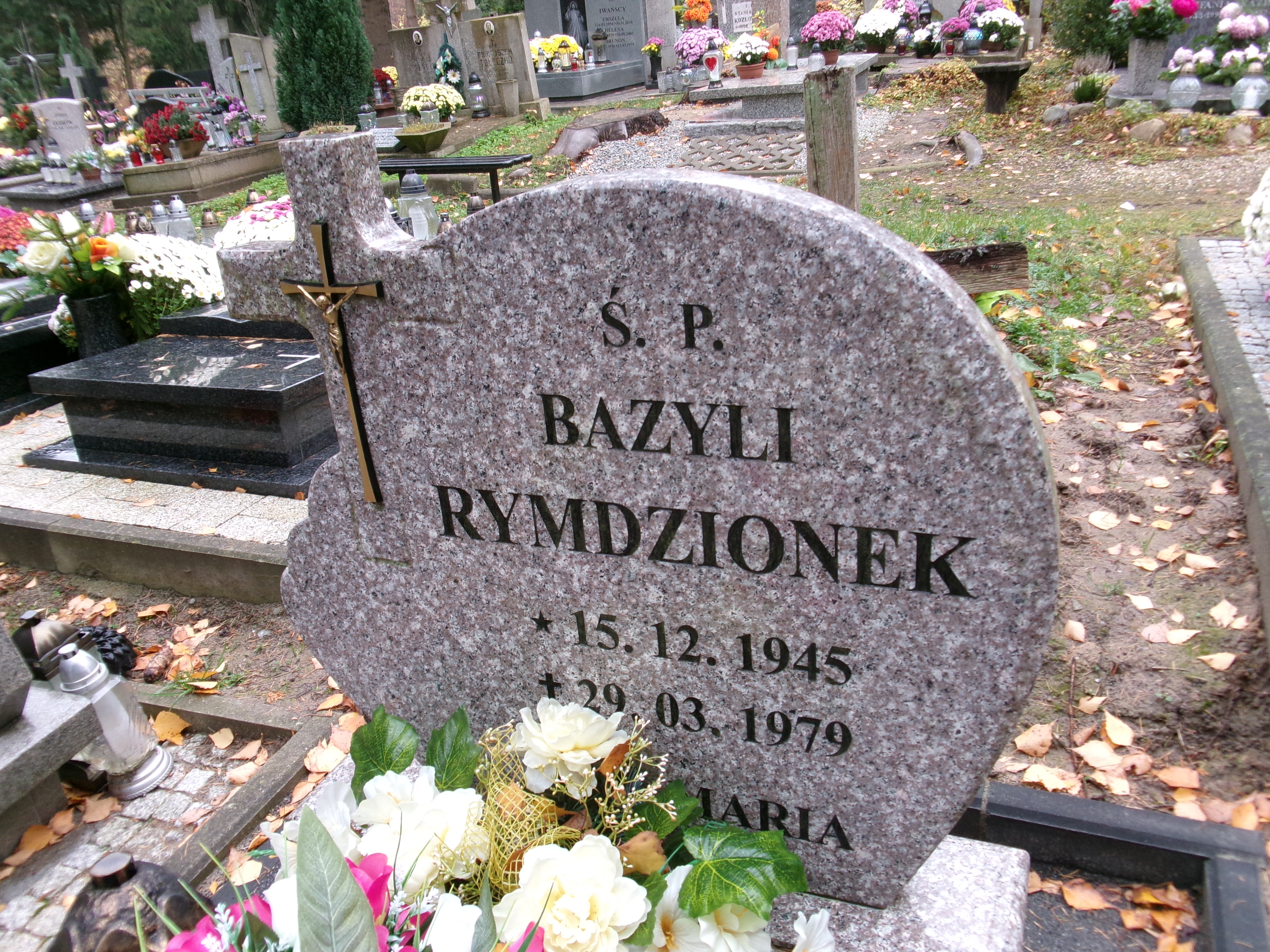 Bazyli Rymdzionek 1945 Elbląg - Grobonet - Wyszukiwarka osób pochowanych